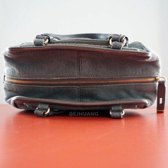 Tod's Kate Easy Piccola Giorno Calf Hair Haircalf Leather Mini Satchel Lock Bag - Picture 6 of 16